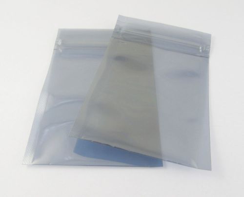 100 Pcs 60*90mm Zip Lock Anti-Static Anti Static Shielding Bags With Zip-Top