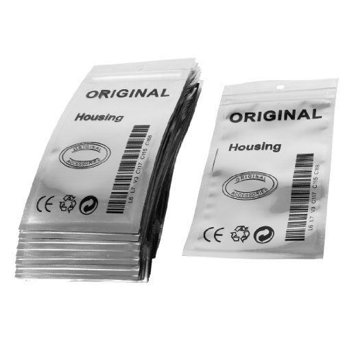 50 Pcs Aluminum Foil Zip Lock Anti Static Bag 16cmx9cm for Mobile Spare Parts