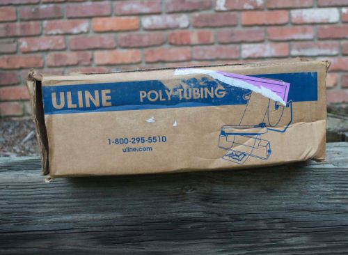 NEW ULINE S-1114 Poly Tubing Heat Seal Bags 4&#034; Wide NEW CASE Clear 4&#034;x3000&#039;