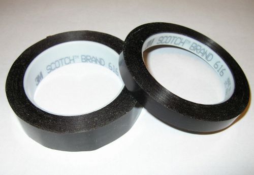 2 rolls 3m scotch #616 lithographers tape --- 1/2&#034; x 72 yds &amp; 1&#034; x 72 yds (1 ea) for sale