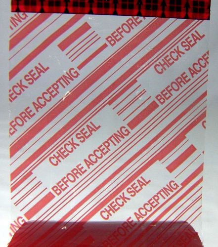 One roll SCOTCH 3M #43 Red &amp; Clear SECURITY CHECK SEAL Tampe Tape 2-7/8&#034; Wide