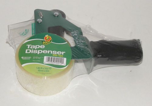 HEAVY DUTY DUCK PACKAGING TAPE DISPENSER WITH TAPE ~ BRAND NEW