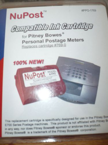 NuPost Ink For Pitney Bowes® 769-0 E700  NEW