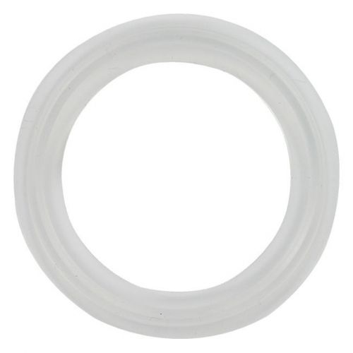 Peroxide Cured Silicone Sanitary Tri-Clamp Gasket, Clear  - 4&#034;