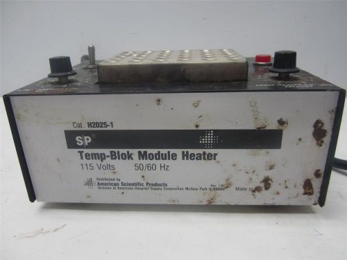 Scientific Products Laboratory Temp-Blok Module Heater H2025-1