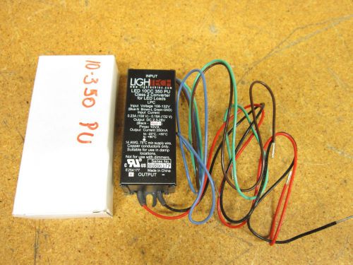 LIGHTECH LED 10CC 350 PU Class 2 Converter For LED Loads 108-132V 2.3-8VDC New