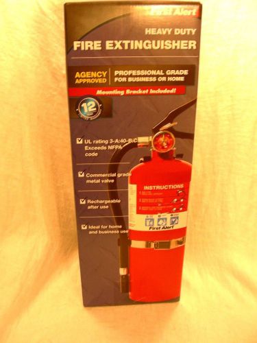 First Alert Professional Grade 5 lb. Fire Extinguisher See pics 4 details rating