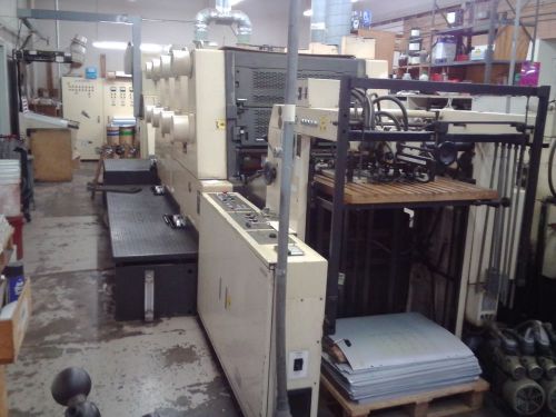Akiyama bestech 28 bt428+bcl offset printing press with uv curing for sale