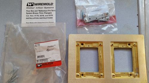 Wiremold Brass Floor box cover Heavy Duty