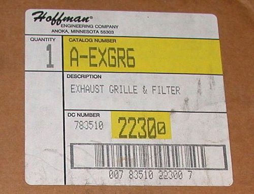 New hoffman exhaust grille and filter kit model a-exgr6  (3 available) for sale