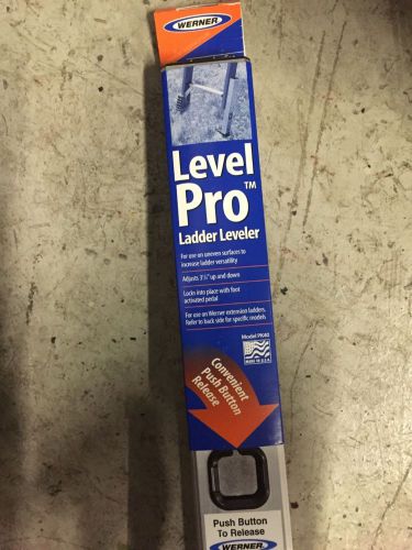 Werner Level Pro Ladder Leveler With Convenient Pushbutton Release. #1 Quality!