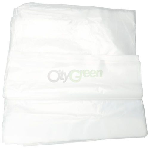 100 plastic t-shirt retail shopping bags w/ handles medium 20x20x5 for sale