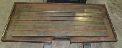 70&#034; x 33&#034; x 11&#034; t-slot steel welding 5 t-slotted table cast iron layout plate for sale