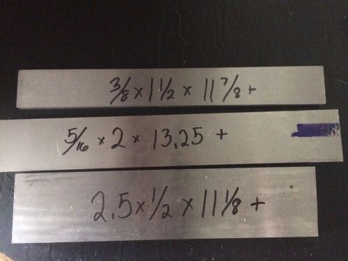 A2 air hardening 3/8, 5/16, 1/2, 2 inch lot of tool steel flat stock for sale