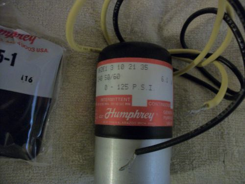 Humphery 3 way solonoid 240 volt valve for sale