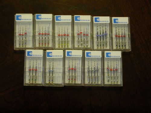Brasseler USA Endosequence Rotary Treatment Files Size 15-Size 60