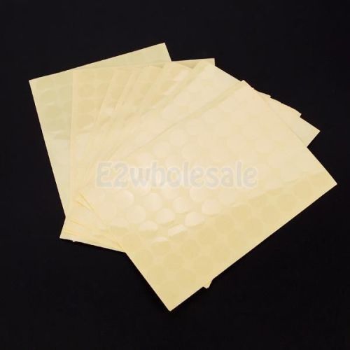 1050 crystal clear round stickers 19mm adhesive seal label for packaging sealing for sale