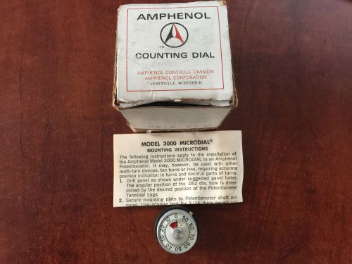 Amphenol Counting Dial Model 3000 Microdial  ** EXCELLENT **