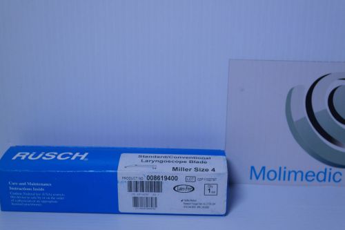 Rusch-008619400-Miller-Size-4-Laryngoscope-Blade-Standard/Conventional