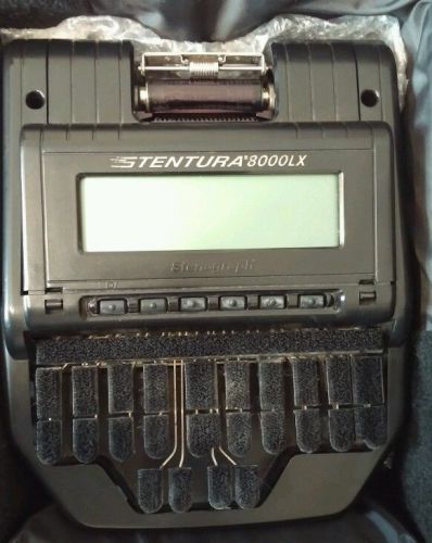 STENTURA 8000LX STENOGRAPH MACHINE W/EXTRAS