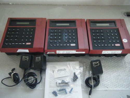 Lot of 3 kronos 480f time clock w/digital display 8600615-021 tested to power on for sale