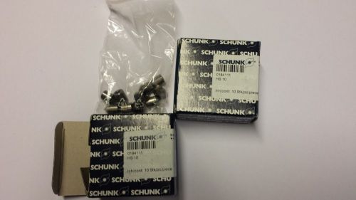 20 pcs. SCHUNK HS 10 carbide clamping inserts.