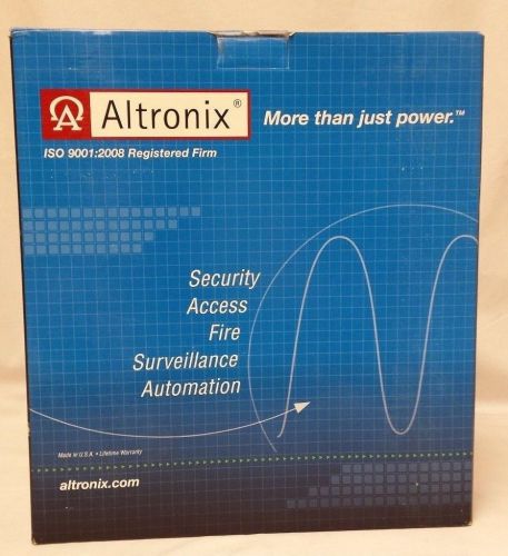 NEW Altronix AL300ULX Power Supply/Batter Charger FREE SHIPPING