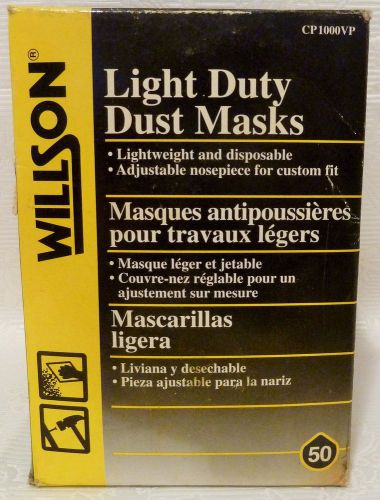 Wilson Light Duty Dust Masks Partial Box of 42ea