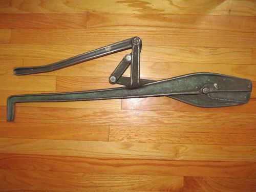 Vintage 34&#034; pexto no.44 bench shear large metal blacksmith tinsmith cutting tool for sale