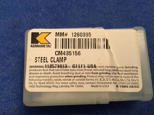 KENNAMETAL CM435156 STEEL CLAMP ~ Factory Sealed!!