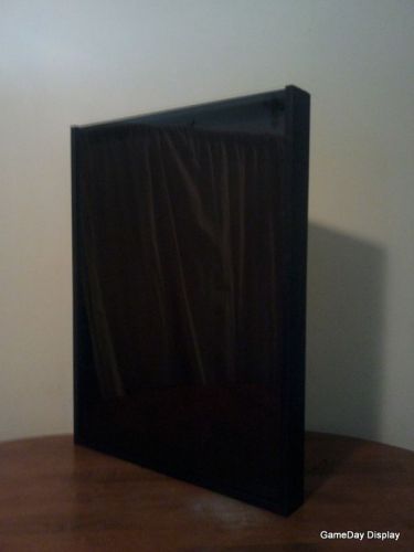 Jersey display case frame + free hanger shadow box 1 football baseball b for sale