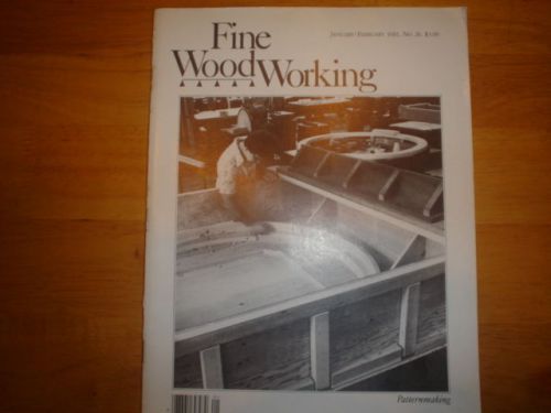 Vintage fine woodworking magazine taunton press issue no26 jan feb 1981 for sale
