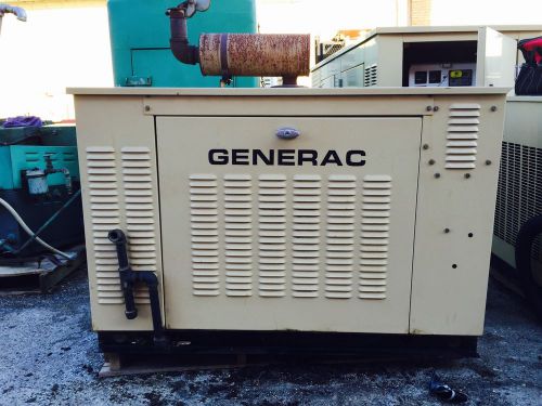 GENERAC  25 KW NATURAL GAS  GENERATOR. ONLY 793 HOURS, GOOD WORKING.