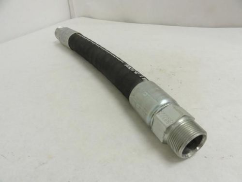 142626 old-stock, parker 2-1q08 assembled hyd hose 1-1/4 ntp x 19-5/8long for sale