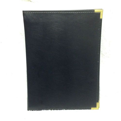 Black Leather Portfolio by CAMBRIDGE