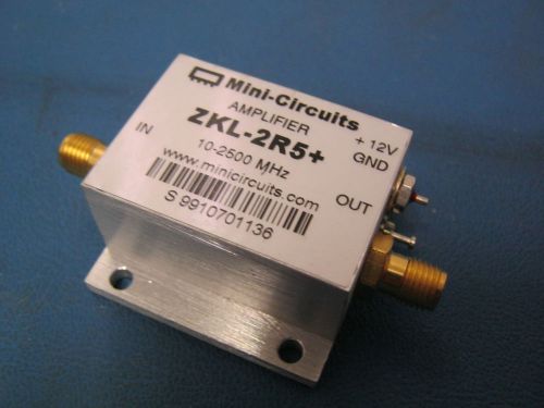 Mini-Circuits ZKL-2R5+ Amplifier SMA 10-2500 MHz 12V