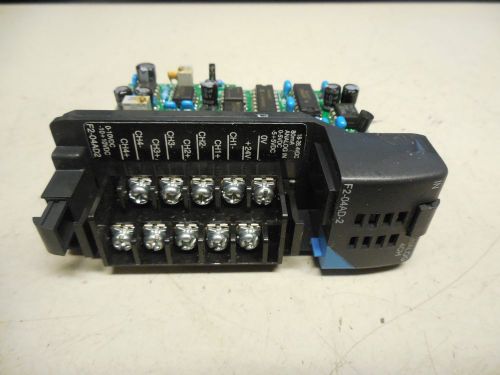 FACTS 4 CHANNEL ANALOG INPUT MODULE F2-04AD-2  F204AD2