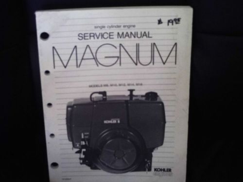 Kohler Engines Service Manual NAGNUM