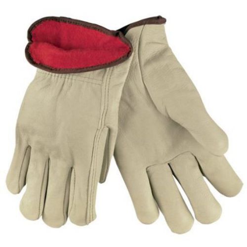 Aviditi glv1063xl cowhide leather drivers gloves lined  x-large  natural (case o for sale