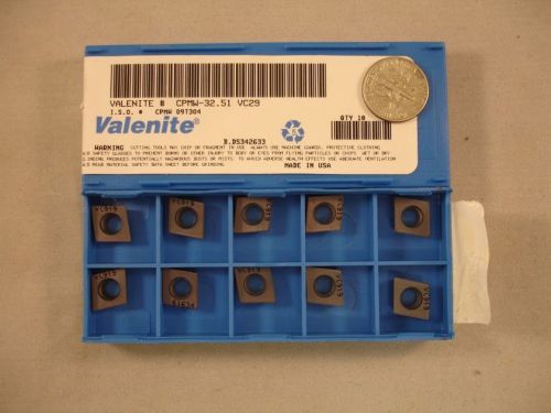 CPMW 32.51 VC29 VALENITE Carbide Insert (10) New&amp;Original Packages