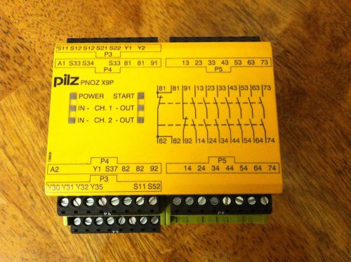 Pilz pnoz x9p 24vdc 7n/o 2n/c 2so safety relays, 24vdc, 5.5w for sale