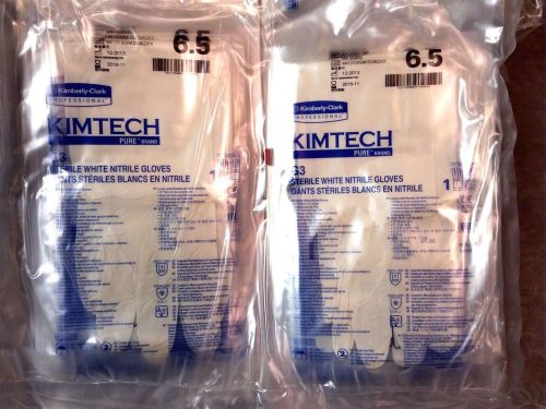 60 New KimTech G3 Sterile Surgical Surgery Exam Gloves 2018 Exp Size 6.5 Lot