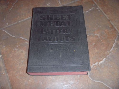 SHEET METAL PATTERN LAYOUTS- 1943 AUDEL,  1100 PGS
