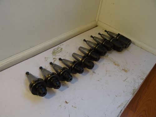 LOT OF 10 VALENITE BT40 TOOL HOLDERS  MADE IN USA