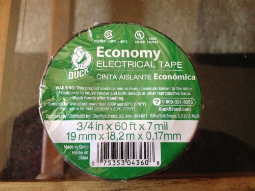 Duck Vinyl Electrical Tape 3/4 X 60 X 7 Mil