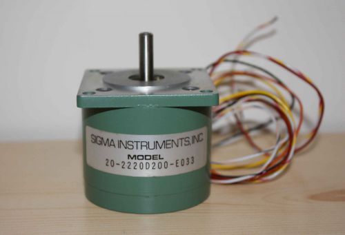 Sigma Instruments 20-2220D200-E033 NEMA 23 Step Motor