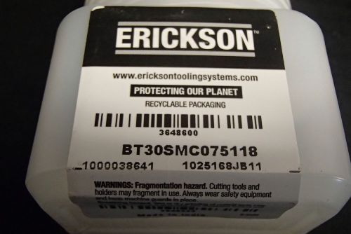(68) NEW ERICKSON BT30SMC075118  BT 3/4 SHELL MILL ADAPTER