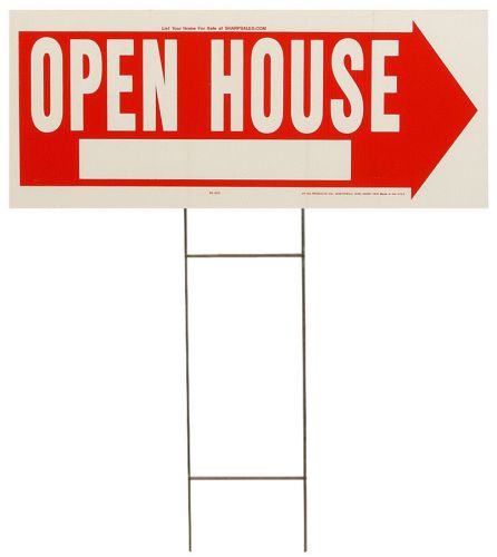 Hy-Ko 10&#034; x 24&#034; Open House Sign
