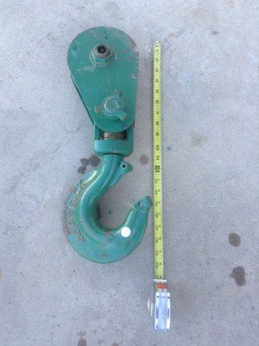 Mckissick ni-22a 8030250 75535 snatch block hook swl 15.5 ton for sale