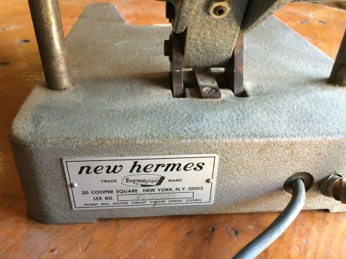Vintage 1950s New Hermes Engravograph Pantograph Type Engraving Machine